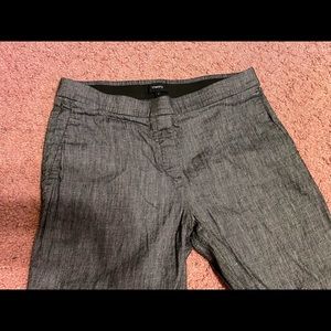 Theory linen cropped trousers